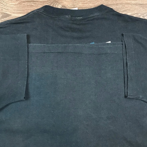 Street T Men’s Vintage 1989 Graffiti Graphic Levi’s Strauss 501 Black T-Shirt L - Picture 8 of 8